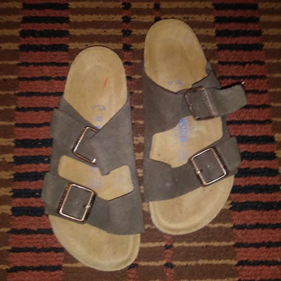 Birkenstock Shoes - Birkenstock Sandals Brown Suede 37